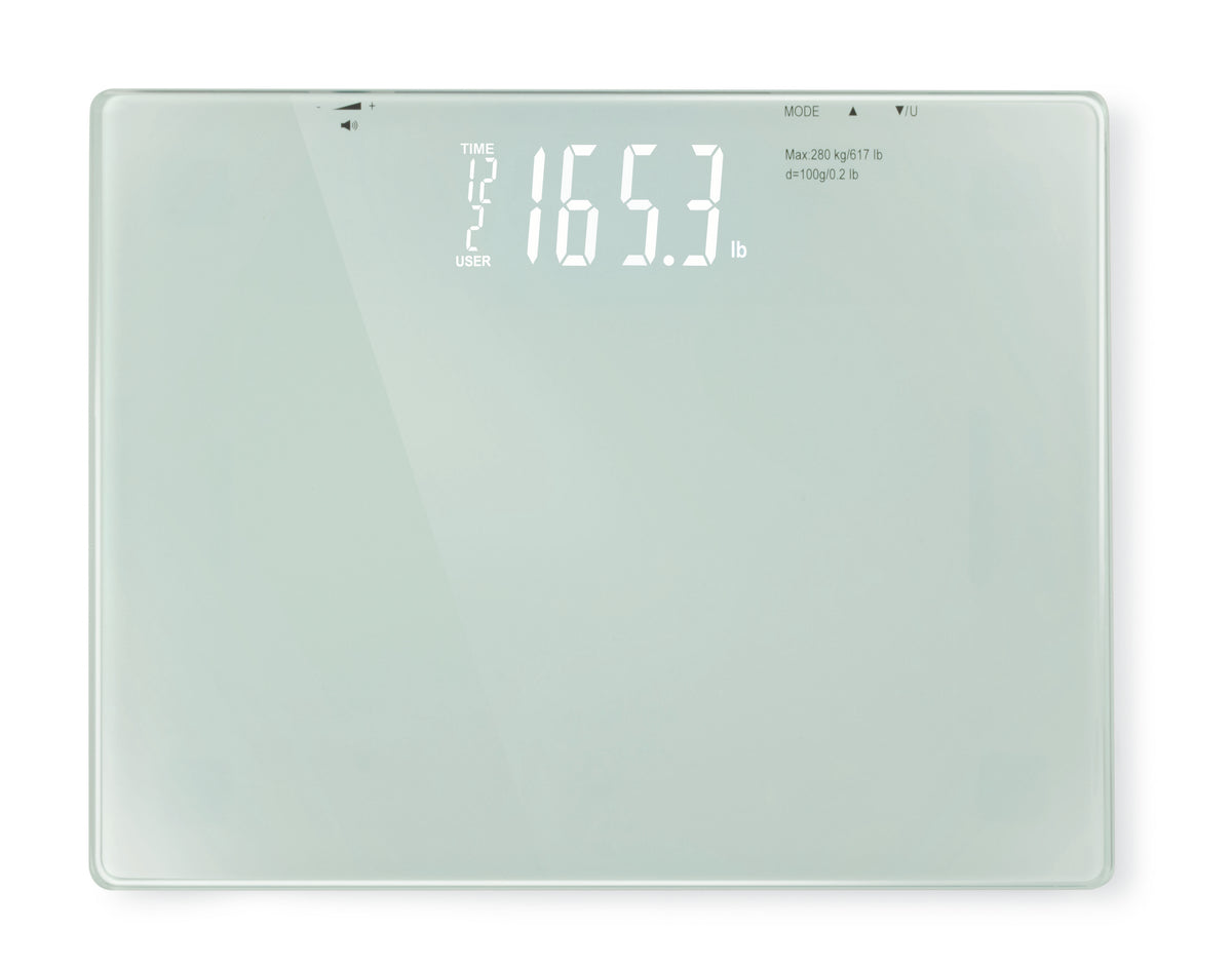  JB8524 Deluxe Talking Scale. Digital Body Weight Talking  Bathroom Scale, High Precision Measurements, Over 600 Pound Capacity Weight  Scale. Extra-Large Display, Auto-Calibrated, Precision Balanced : Health &  Household